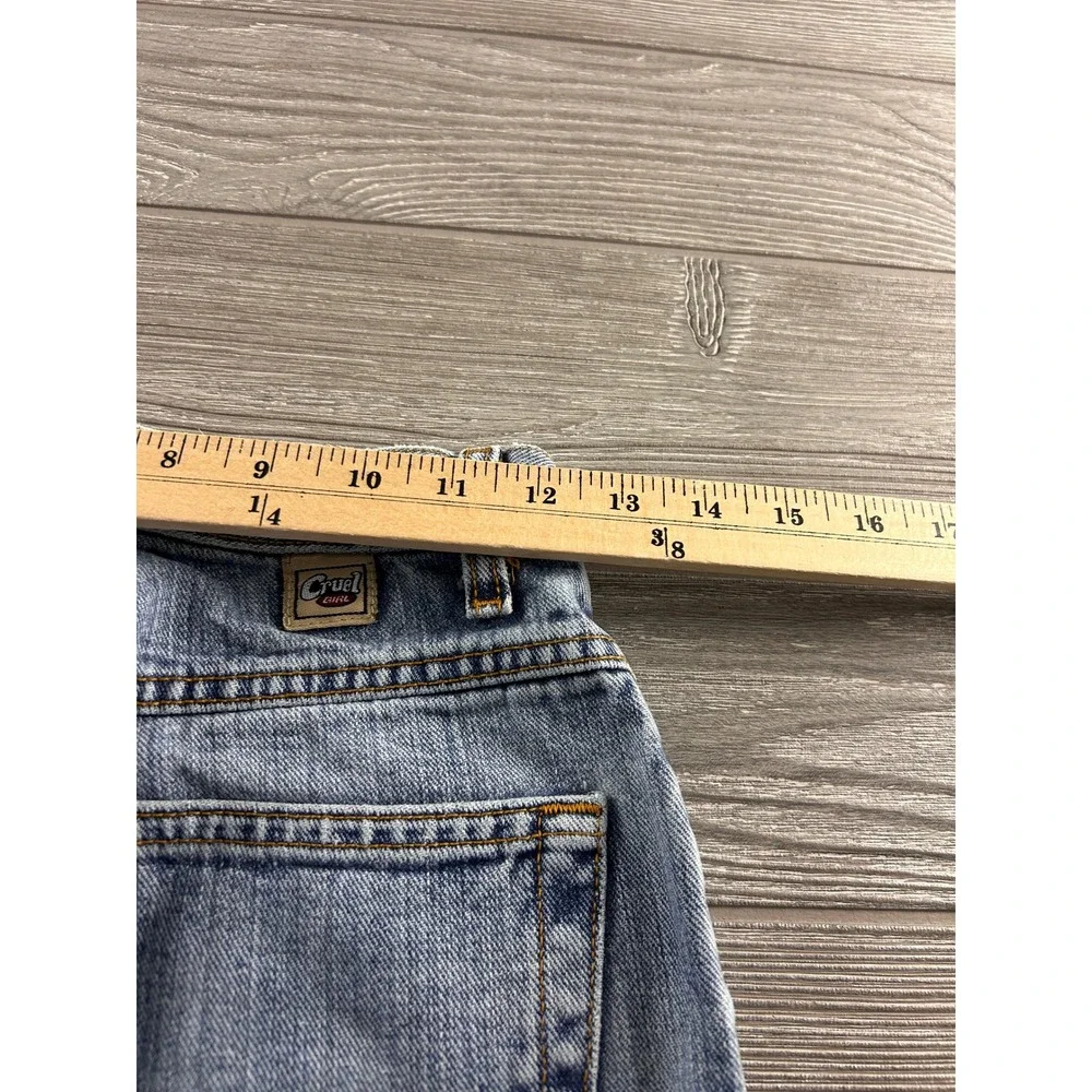 Cruel Girl Light Blue Straight Leg Jeans